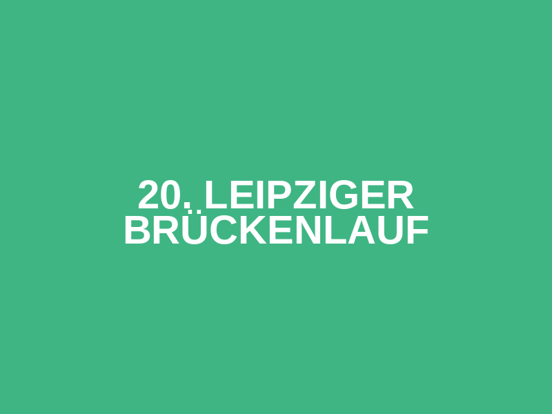20. Leipziger Brückenlauf Logo