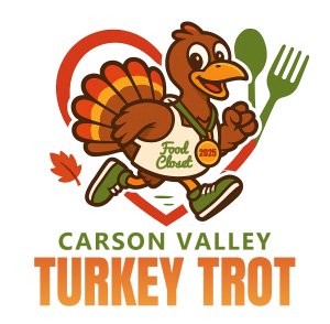 2025 Carson Valley Turkey Trot Fun Run Logo