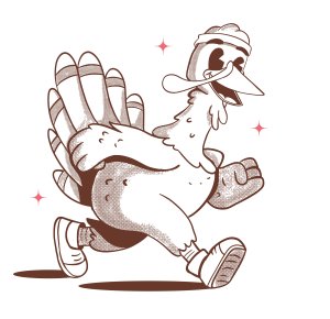 2025 Davidson Turkey Trot Logo