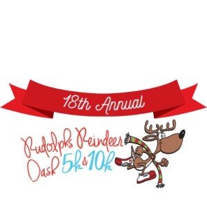 2026 JLMC 18th Annual Rudolph's Reindeer Dash 5k/10k Logo