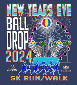 2025 New Year's Eve Ball Drop 5K Run/Walk Logo