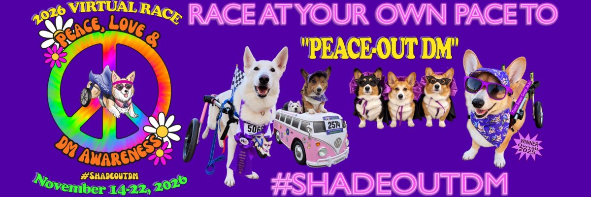 2025 RACE at Your Own Pace to #ShadeOutDM - "Together we can Wipe-Out DM"
