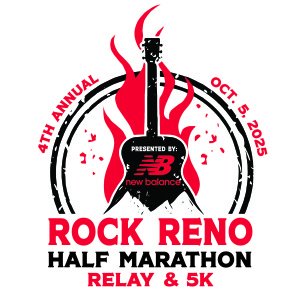 2025 Rock Reno Half Marathon, Relay & 5K Logo