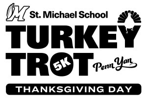 2026 St. Michael School 15th Annual 5K Turkey Trot Logo