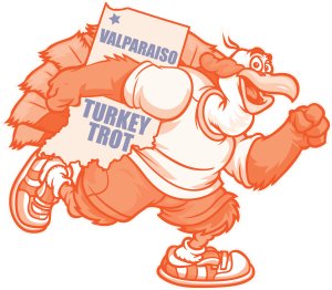 2026 Valparaiso Turkey Trot Logo