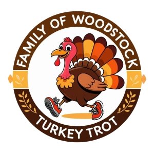 2026 Woodstock Turkey Trot Logo