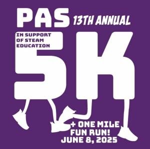 2026 14th Annual Penn Alexander School Run for Art & Science 5K & 1-Mile Fun Run/Walk Logo