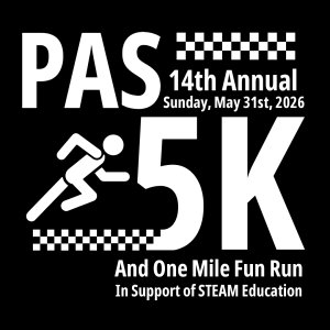 2026 14th Annual Penn Alexander School Run for Art & Science 5K & 1-Mile Fun Run/Walk Logo