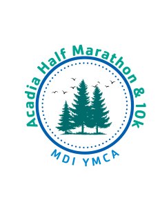 2026 Acadia Half Marathon and 10K Logo