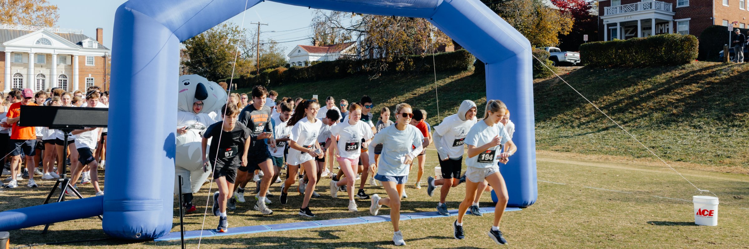 2026 Alpha Phi Thankful 5k Race Logo