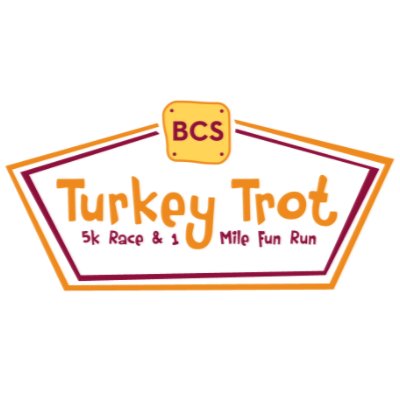 2026 BCS Turkey Trot presented by Wright-Naeger Dentistry Logo
