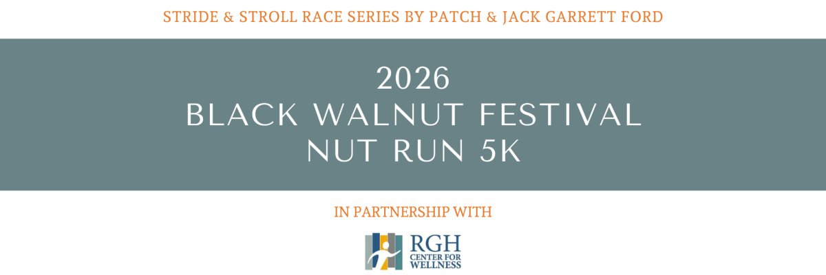 2026 Black Walnut Festival Nut Run 5K - Stride & Stroll Race Series
