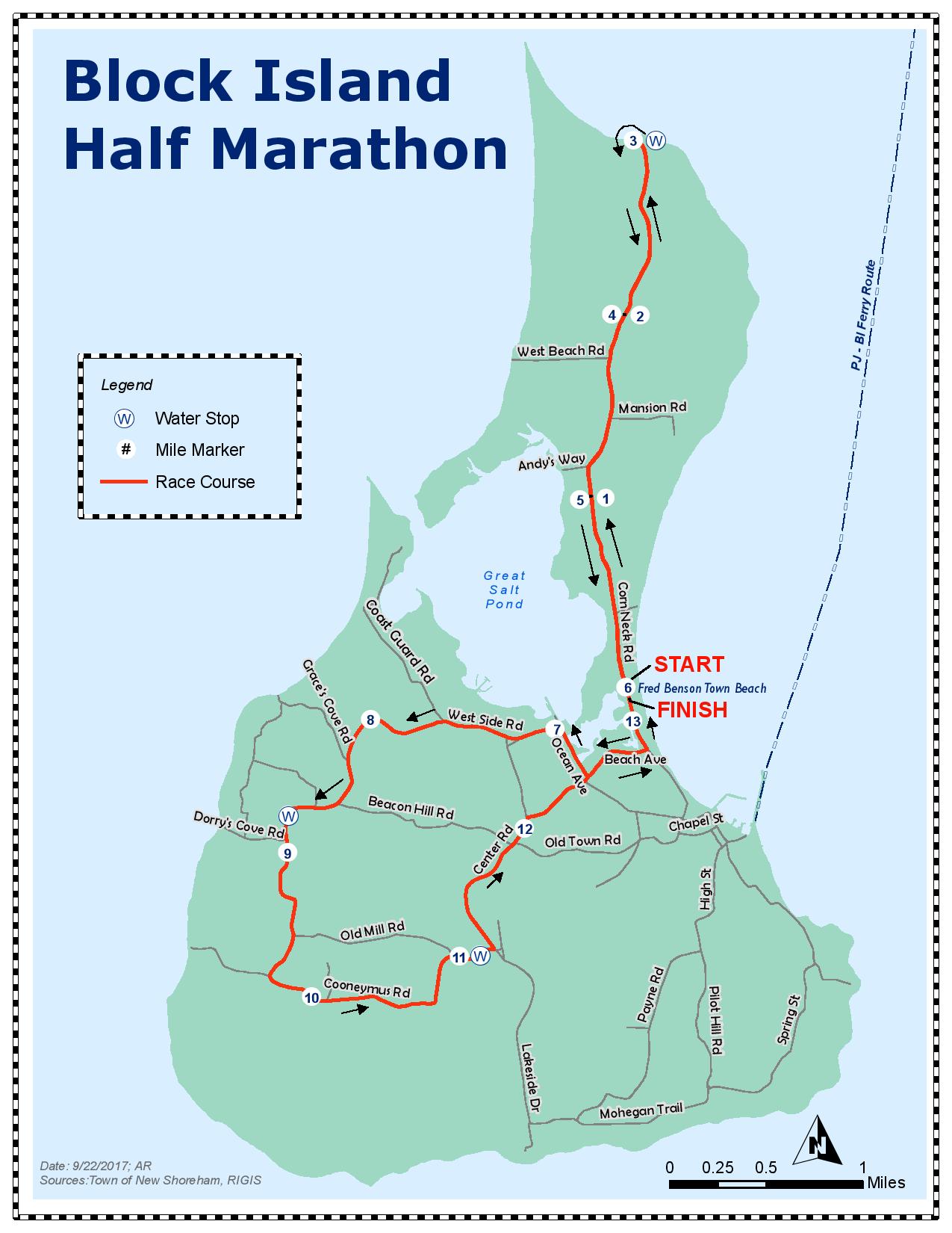 2026 Block Island Half Marathon Logo