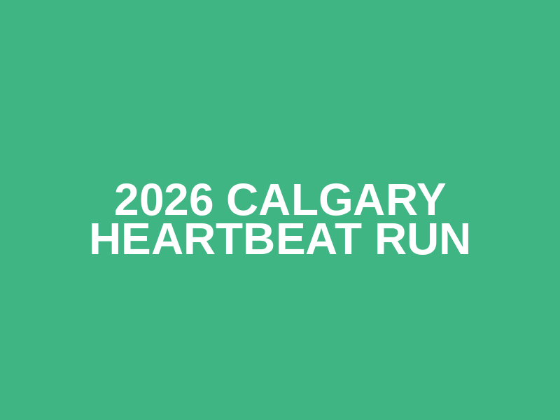 2026 Calgary Heartbeat Run Logo