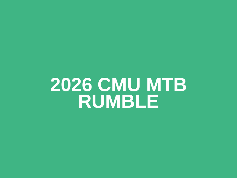 2026 CMU MTB RUMBLE Logo