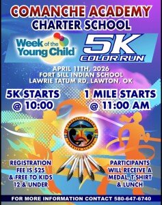 2026 Comanche Academy Charter School PTA Color Run