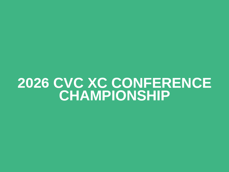 2026 CVC XC Conference Championship