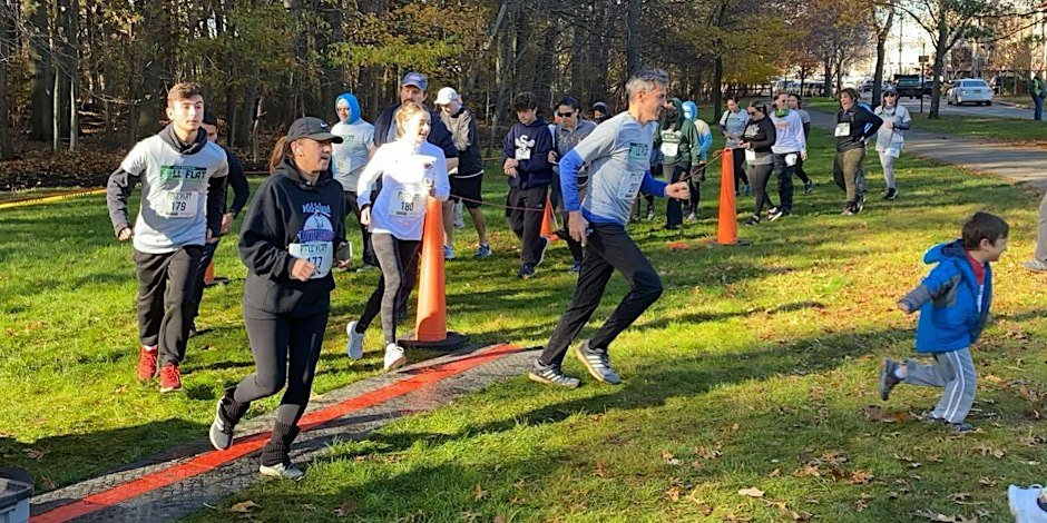 2026 Fall Flat 5-K Greenbelt Trail Race Logo