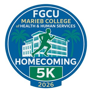2027 FGCU Marieb College 5K Homecoming Walk/Run Logo