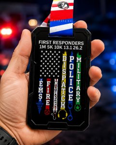 2026 First Responders 1M 5K 10K 13.1 26.2 Logo