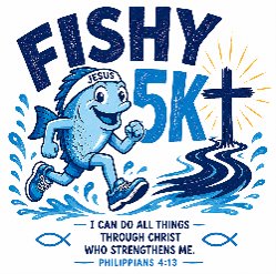 2026 Fishy 5K Logo