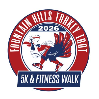2026 Fountain Hills Turkey Trot 5K Run & Fitness Walk Logo