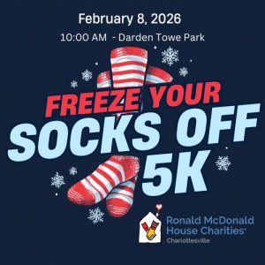 2026 Freeze Your Socks Off Fun Run/Walk Logo