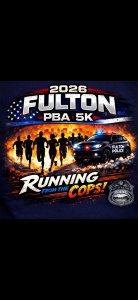 2026 Fulton PBA 5K : Running from the Cops! Logo