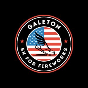 2026 Galeton 5K For Fireworks Logo