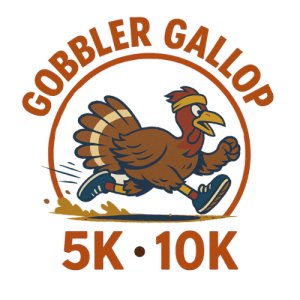 2026 Gobbler Gallop 5K Run/Walk & 10K Run Logo