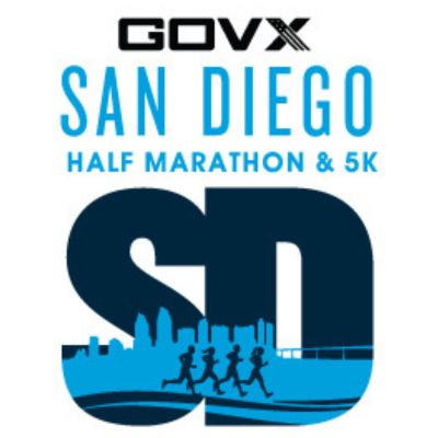 2026 GOVX San Diego Half Marathon & 5K Logo