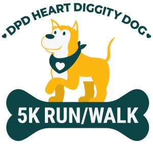 2026 Heart Diggity Dog 5K run/walk Logo