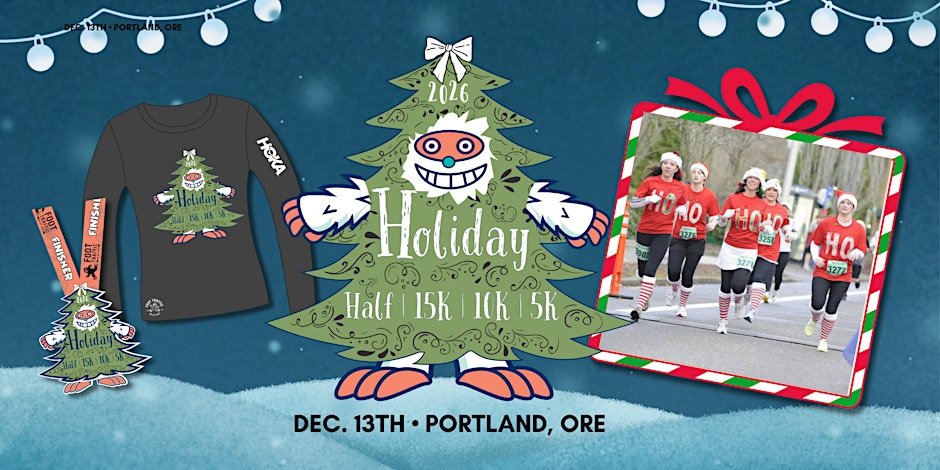 2026 Holiday Half, 15K, 10K, 5K