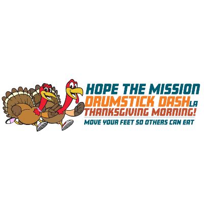 2026 Hope the Mission - Drumstick Dash LA Logo