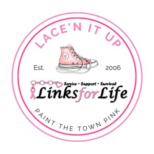 2026 Lace'n It Up 5k Run/Walk & Celebration Walk Logo