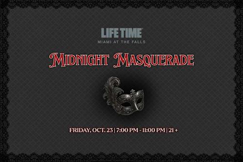 2026 Life Time Miami at the Falls Midnight Masquerade  Logo