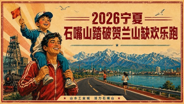 2026 Shizuishan 'Conquer the Helan Mountain Pass' Fun Run (2026宁夏石嘴山“踏破贺兰山缺”欢乐跑) Logo
