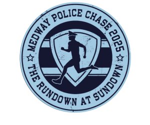 2026 Medway Police Chase 5K & Kids Fun Run Obstacle Course Logo