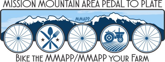 2026 Mission Mountain Area Pedal to Plate Logo