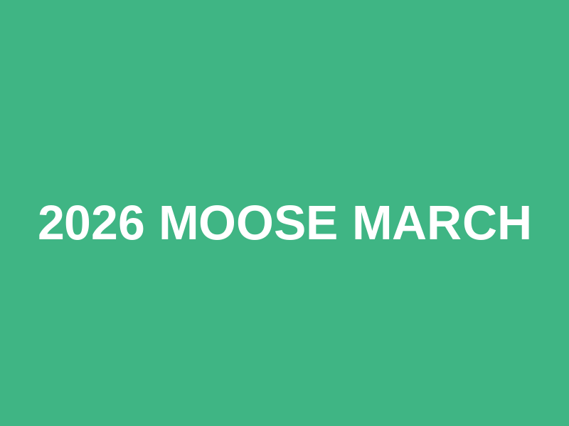 2026 Moose March Logo