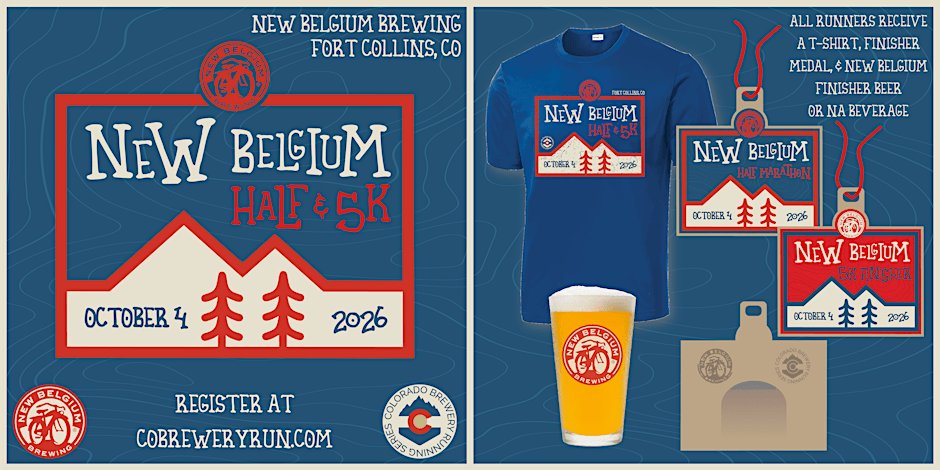 2026 New Belgium Half Marathon & 5k | Fort Collins