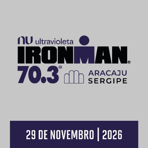 2026 Nubank Ultravioleta IRONMAN 70.3 Aracajú - Sergipe Logo