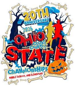 2026 Ohio Cross Country Middle School State Championships Logo