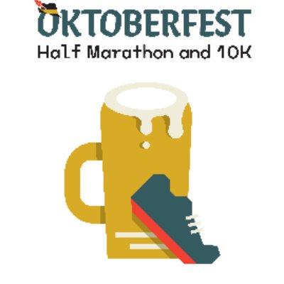 2026 Oktoberfest Half Marathon/10K presented by CC Creations Logo