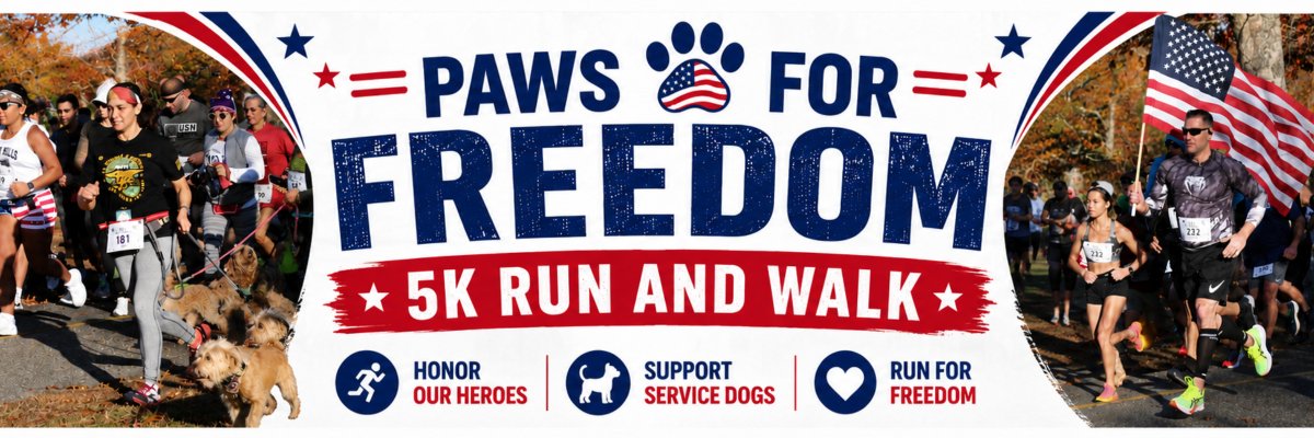 2026 Paws of War Family 5k Run/Walk
