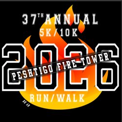 2026 Peshtigo Fire Tower Walk/Run Logo