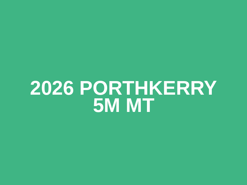 2026 Porthkerry 5M MT Logo