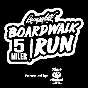 2026 PRESALE Bungalow Beach Boardwalk 5 Miler Logo