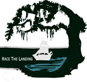 2027 Race the Landing 5K New Years Day Pajama Run -Recycle, Reuse and Renew Logo