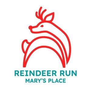 2026 Reindeer Run for Mary's Place Logo